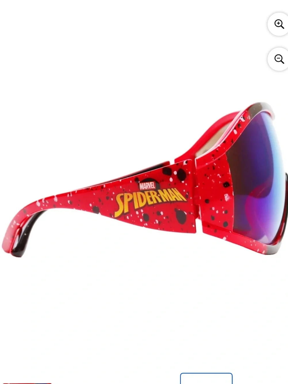 Marvel Spider-Man Kids Sports Wrap Sunglasses Red Paint Splatter